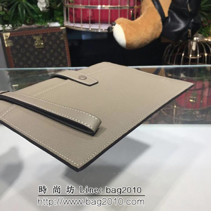HERMES愛馬仕 最新款 時尚休閒 男士牛皮手拿包 816-1 JD1147